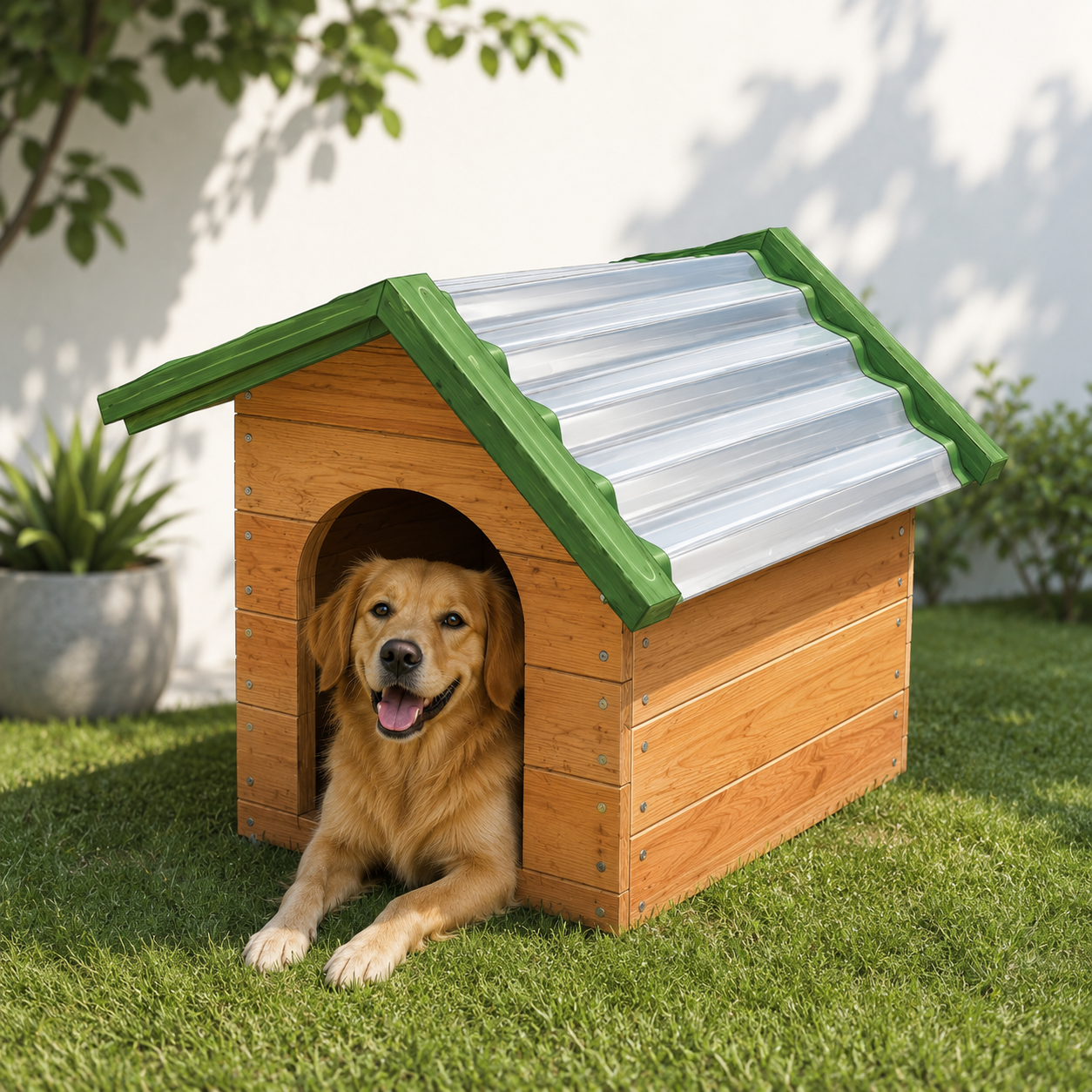 Casilla de Madera para Perros